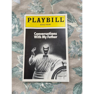 Playbill Conversations With My Father
